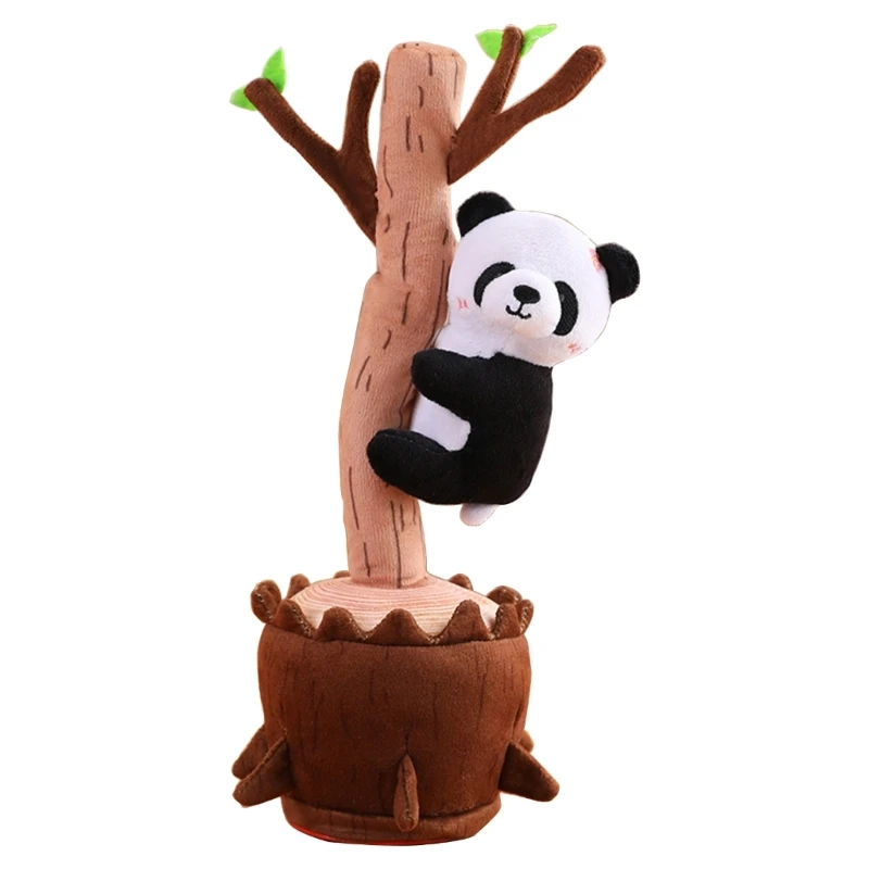 

Поющее дерево электрическая игрушка танцующее дерево плюшевые игрушки с повторяющимся мультфильмом говорящее дерево игрушка для