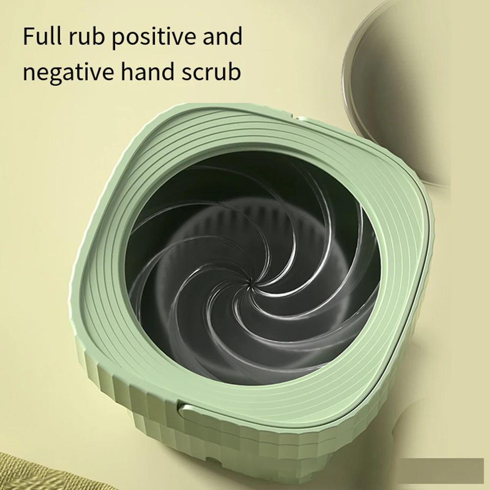 11L 6L Portable Big Capacity Washing Machine With Drain Basket For Apartment Camping Travel Underwear 110-260V Mini Washer Dryer 6