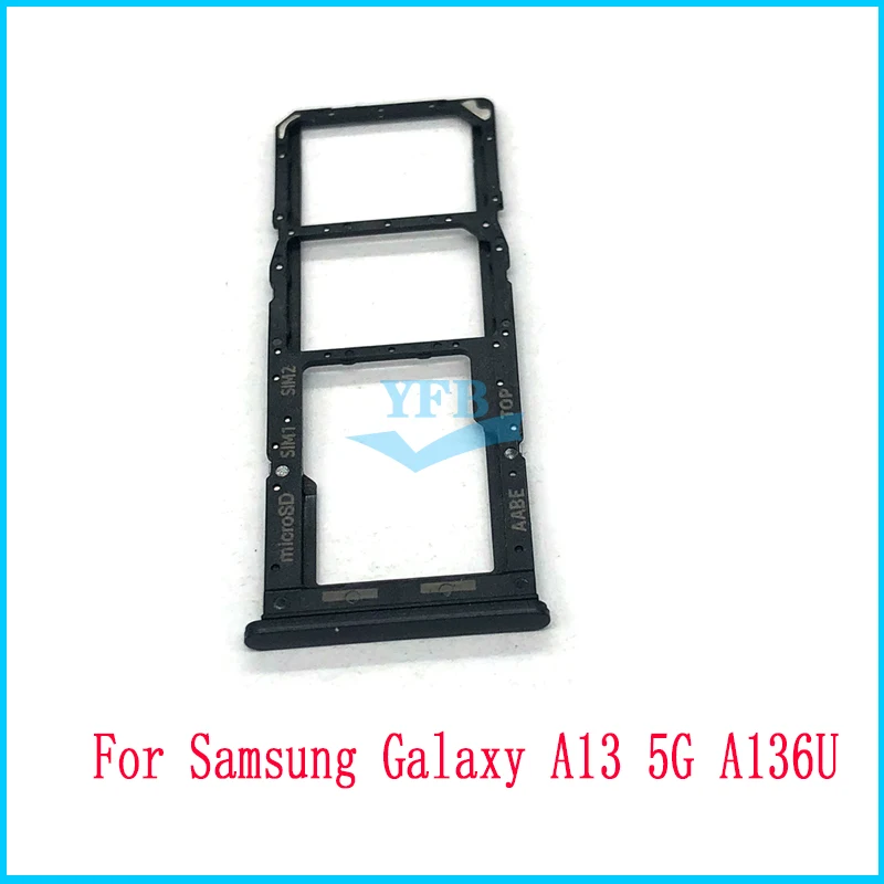 Sim Card Tray SD Card Reader Socket Slot Holder Replacement Part For Samsung Galaxy A13 A23 A33 5G A135F A136U A336B phone sim tray holder