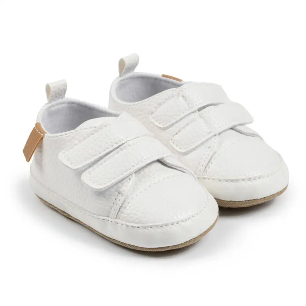 Baby Casual Shoes Vintage Leather Classic Color Matching First Walker Shoes Rubber Sole Soft Non-slip Toddler Crib Shoe baby shoes