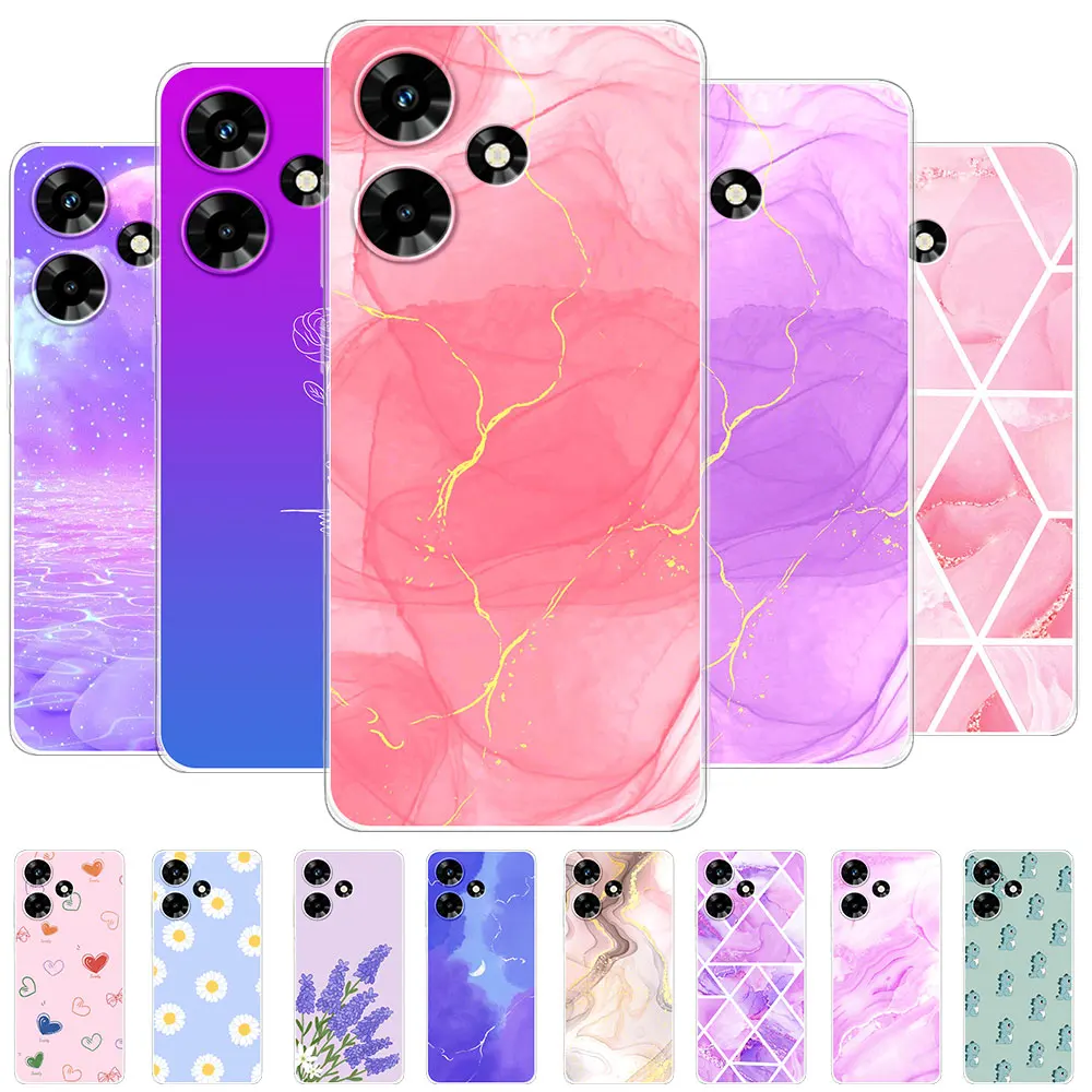 Per Infinix Hot 30 Custodia Trasparente In Silicone Morbido Tpu Cover Posteriore Per Infinix Hot 30I Nfc Clear Coque O Infinix Hot 30 Play Funda