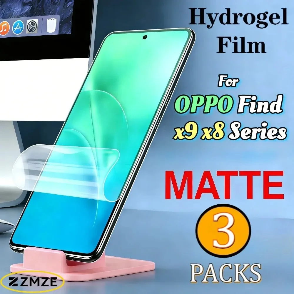 3 Pack Frosted Screen Protectors For OPPO Find X9 Ultra X9+ X9S Pro X8S X8S+ X8 X8 Ultra X9 X9 Pro Series Soft Hydrogel Films