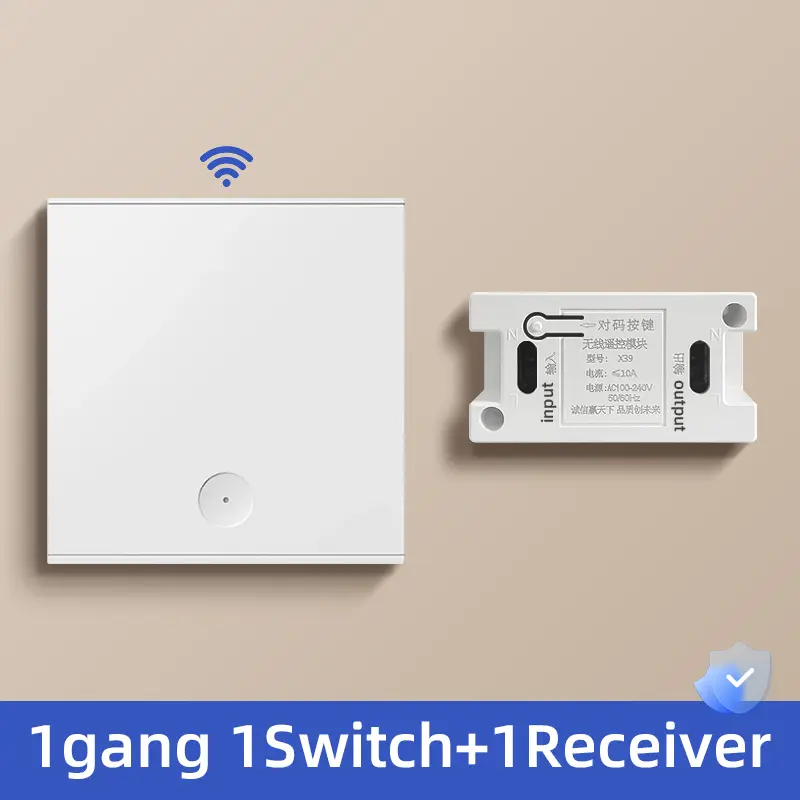 Wireless Smart Light Switch Without Neutral RF 315Mhz Mini Receiver Moudle 220V 110V Push Button Remote Control Lamp Single Live - Image 13