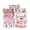 NEW 1PC 10M Decor Cute Flower Hearts and Lips Eco Paper Valentine Washi Tape for Scrapbooking Journaling Masking Tape Stationery 3