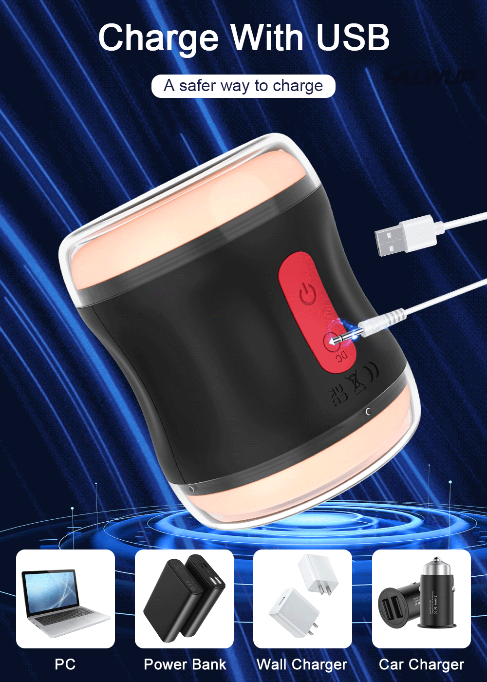 Automatic Male Masturbator Vibrating Masturbation Cup Men Open-ended Pocket Pussy Silicone Vagina Anal Simulation Adult Goods