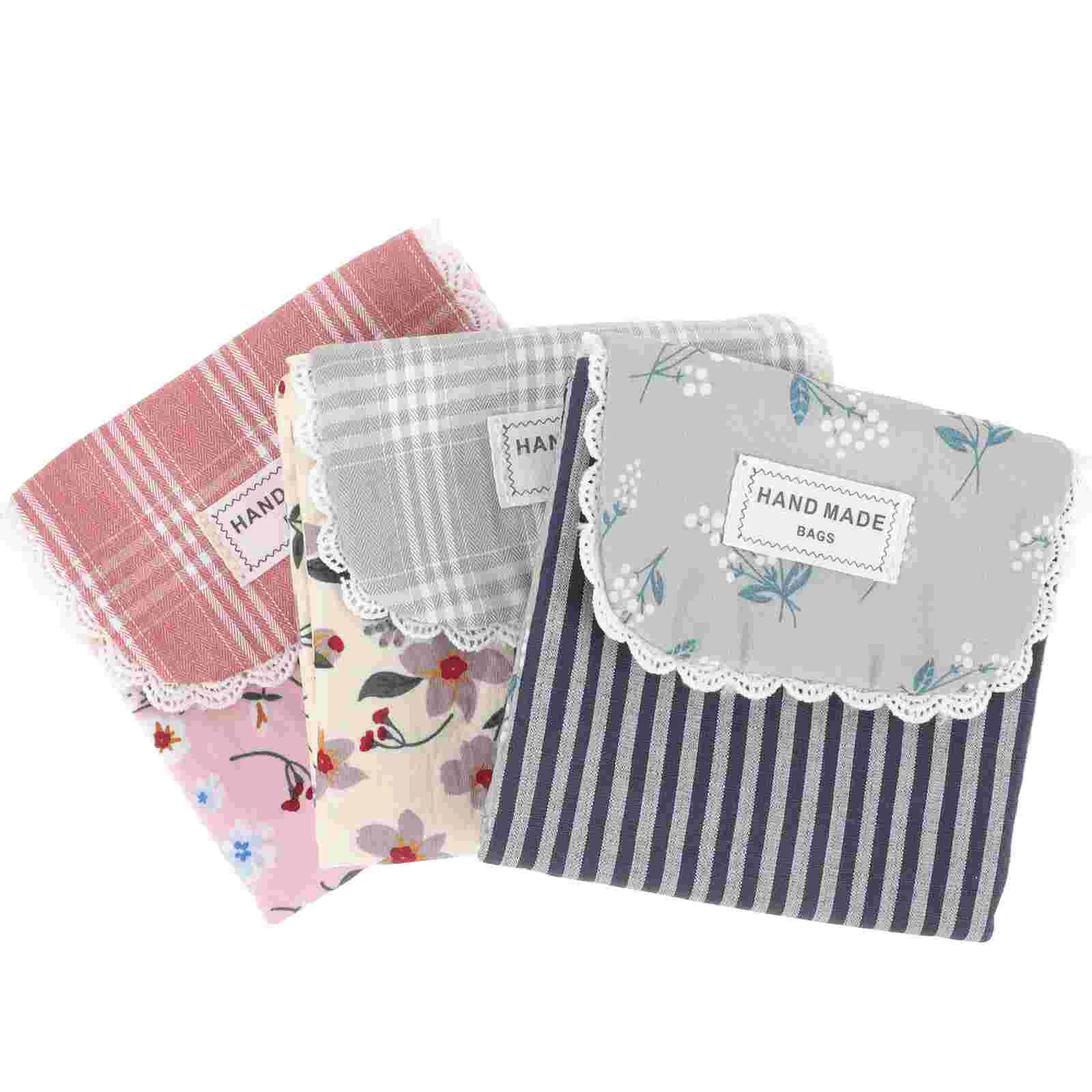 

Sanitary Napkin Storage Bag Menstrual Pad Travel Pouch Period Organizer Rustic Style Towels
