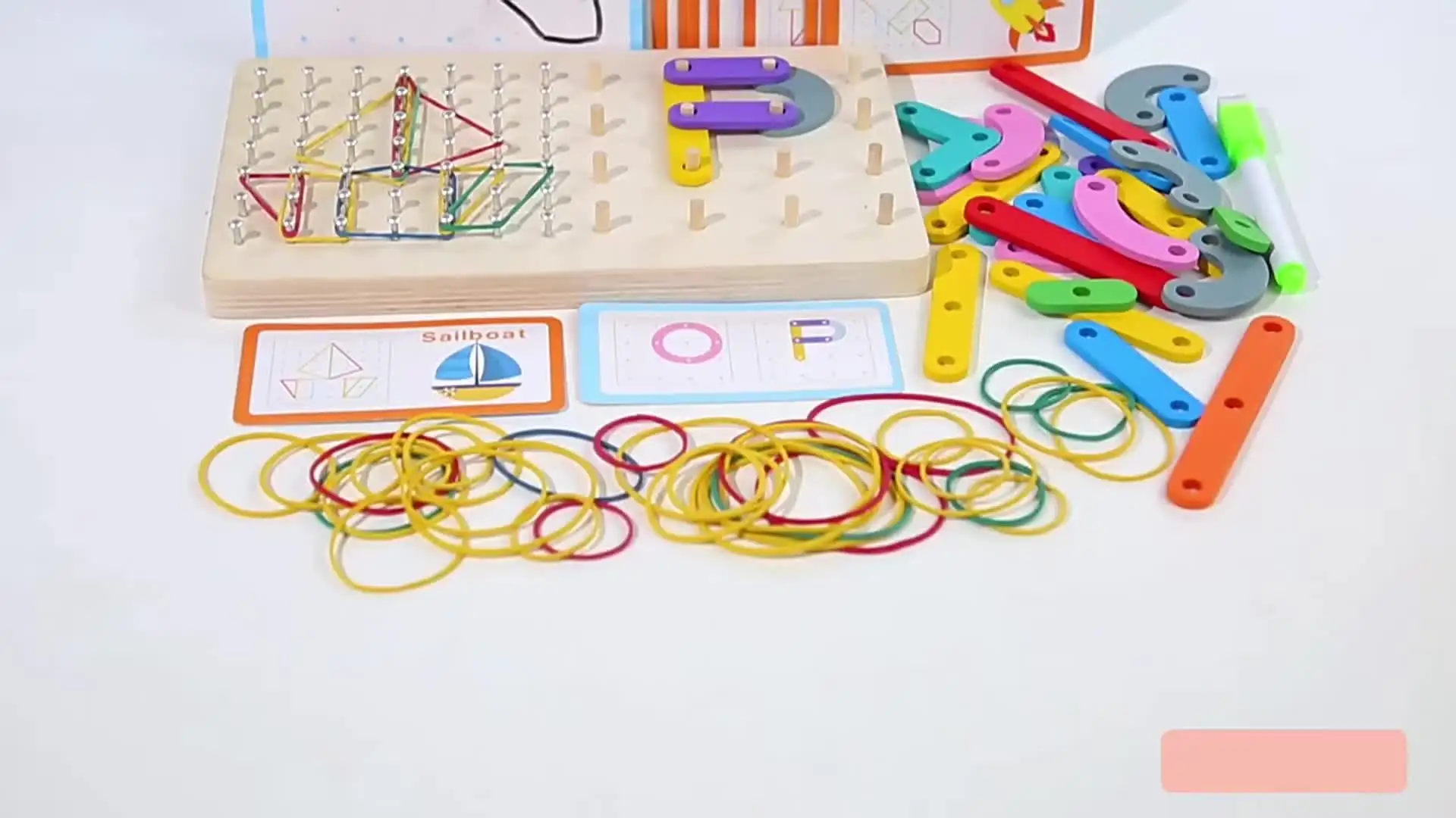 Puzzle in legno KinderKlug - Giocattolo educativo per bambini in età
