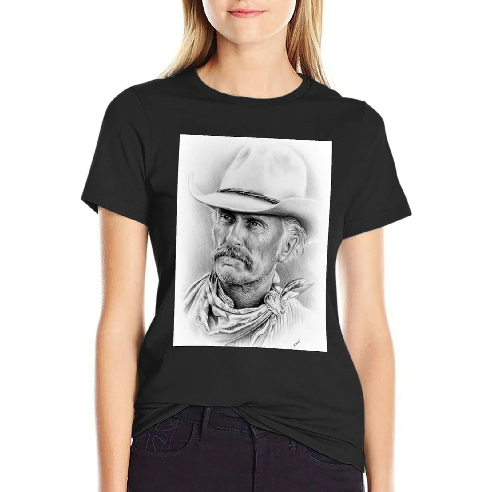 

Robert Duvall T-Shirt Short sleeve tee kawaii clothes cute t-shirts for Women