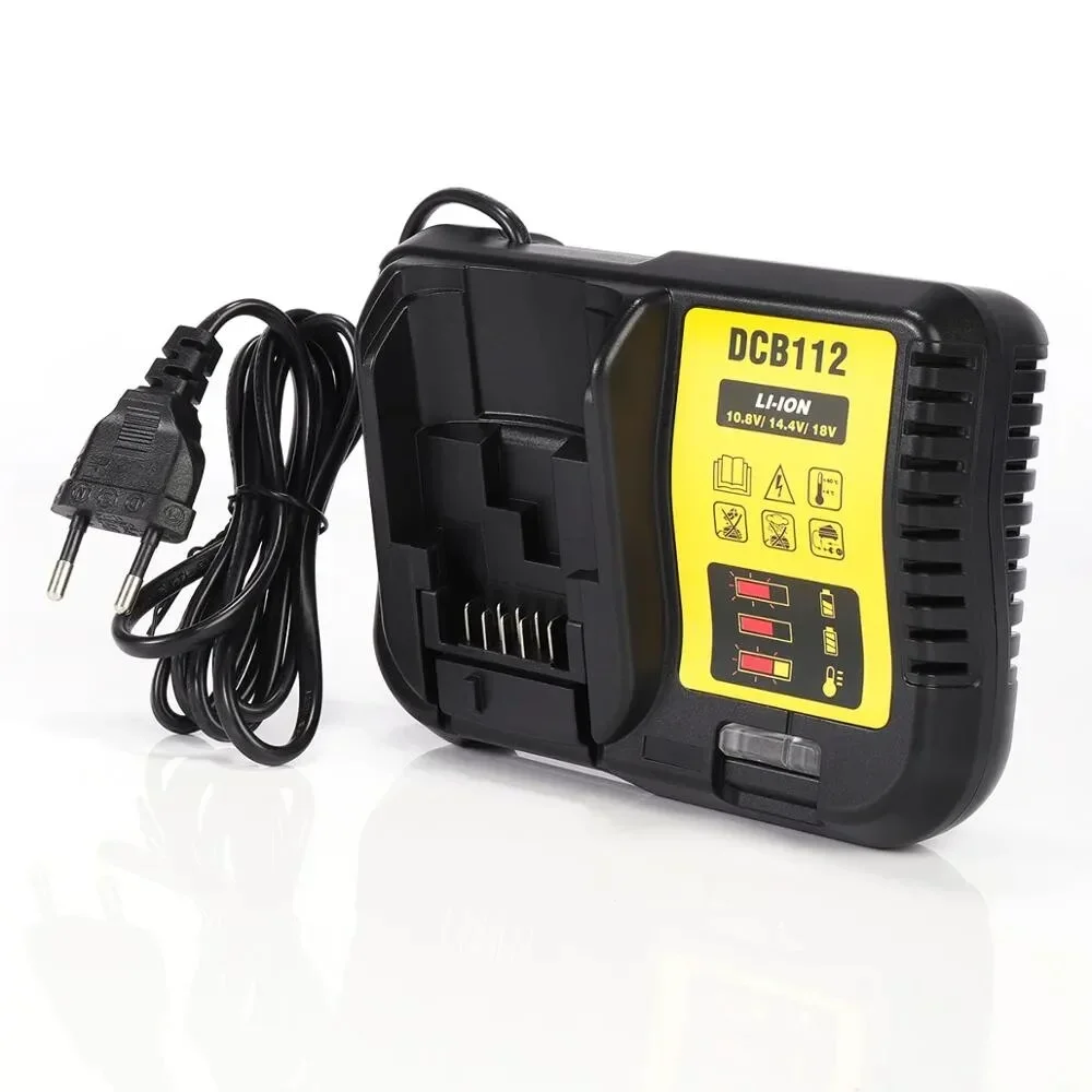 Battery Charger DCB112 Upgraded For Dewalt 10.8V 12V 14.4V 18V 20V