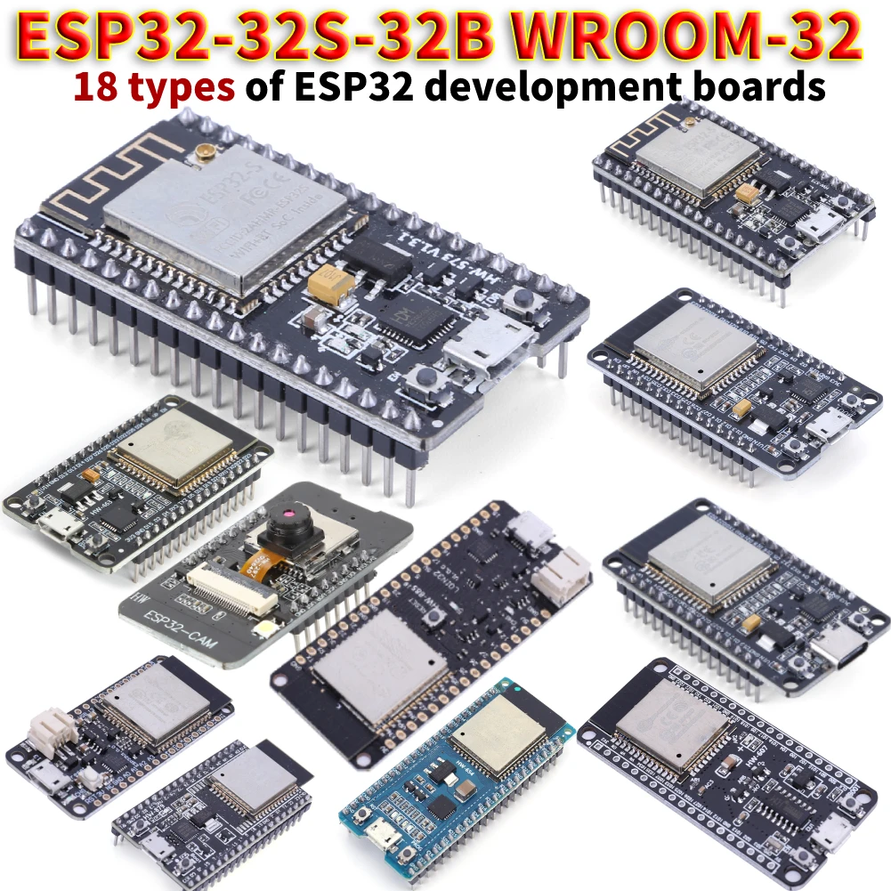 18 Types Esp32 Development Board 802 11b g Wifi bluetooth Ultra low 