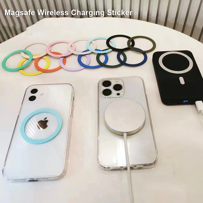 Liquid Silicon Sticker Ring for Magsafe Wireless Charging for