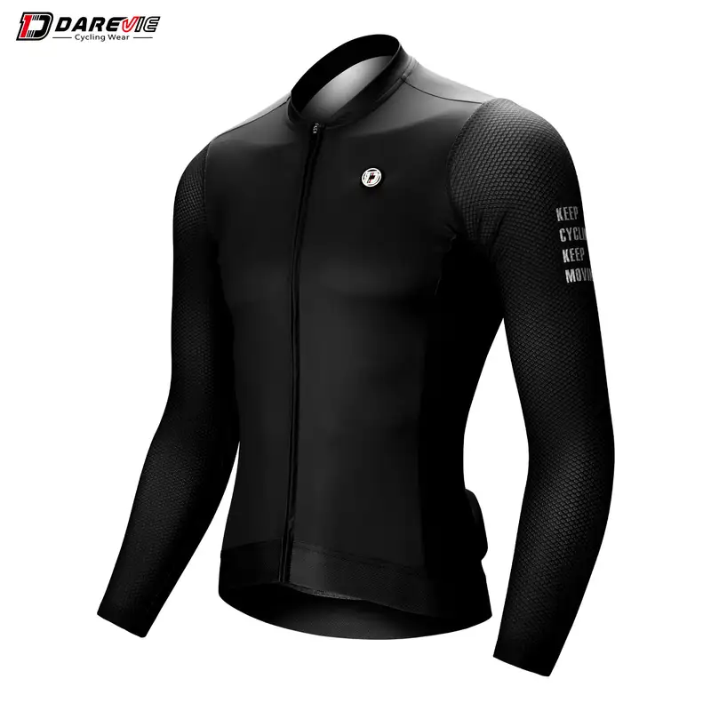 DAREVIE Cycling Jersey Small Size SPF 50+ Training Level Men Women Long Sleeves Cycling Jersey Breathable Man Cycling Maillott - Image 19