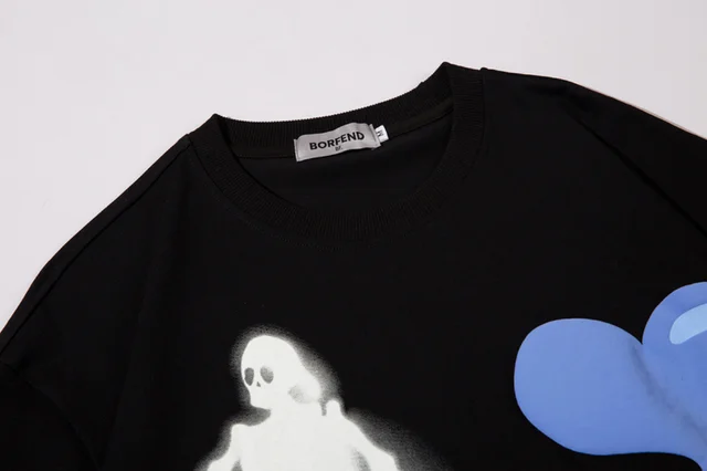 Cartoon Print Vintage T-shirt 9