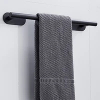 50 ซม.สแตนเลสชั้นวางผ้าเช็ดตัวห้องน้ําไม่มีเจาะSelfกาวติดผนังผ้าเช็ดตัวเสื้อผ้าชั้นวางผู้ถือแขวนHome Bath Rack 2