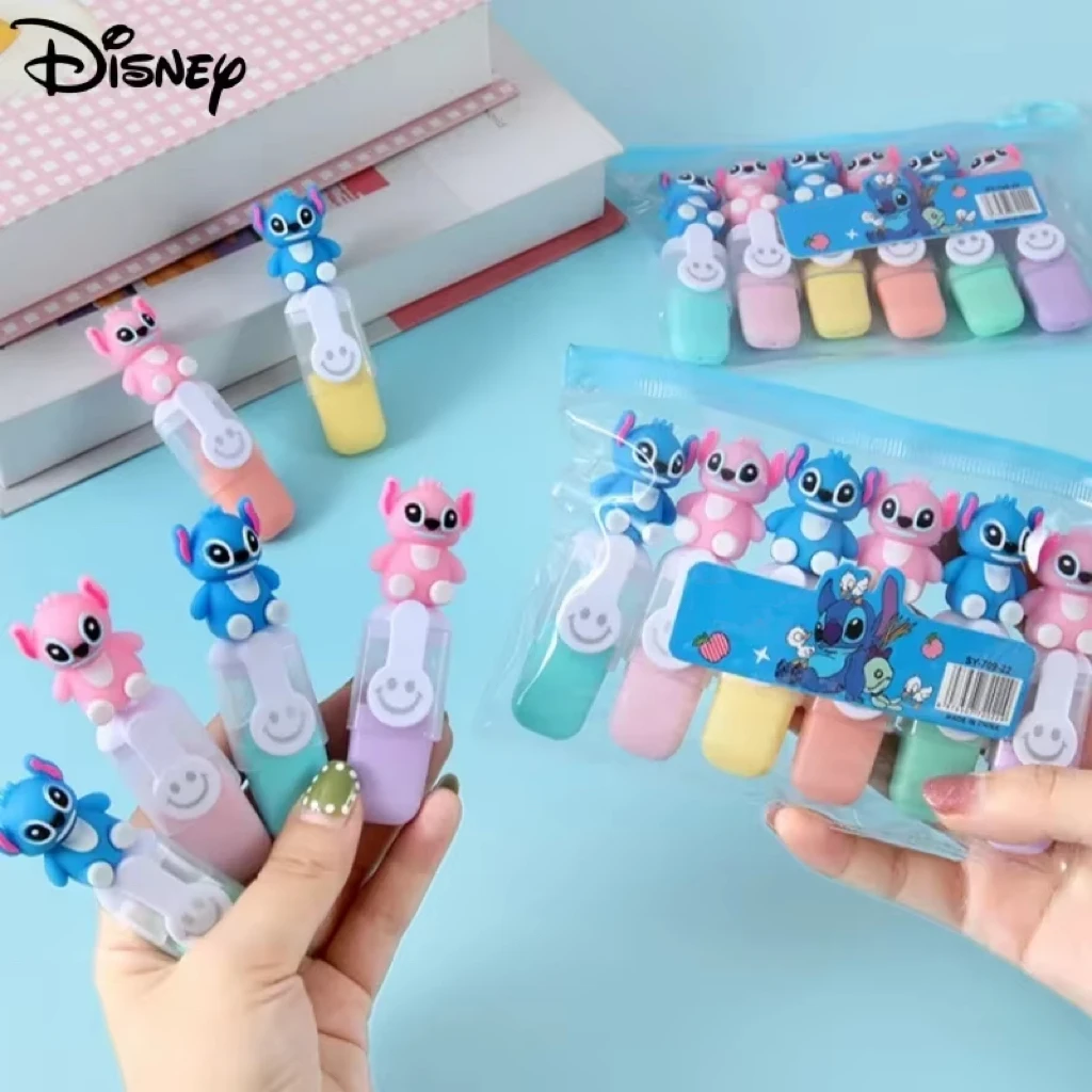 Surligneurs Mini Stitch & Angel Disney - Pastel & Mignon