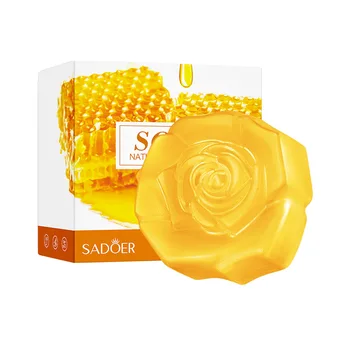 1Pcs Honey Handmade Soap Cleansing The Body Hand Wash Soap Essential Oil Moisturizing Product Body Care Dry Skin Prevent Dry 1