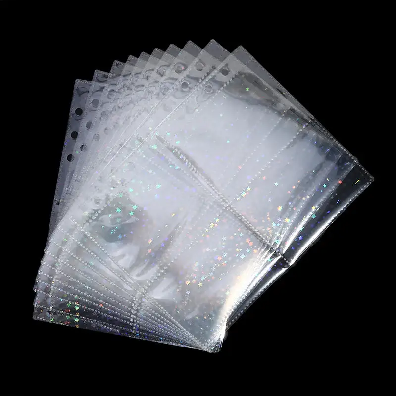 10pcs Photo Album Inner Pages A5 Kpop Binder Photocard Holder Photocard Binder Inlay Idol Card Collect Book Inner Page 포토카드 바인더