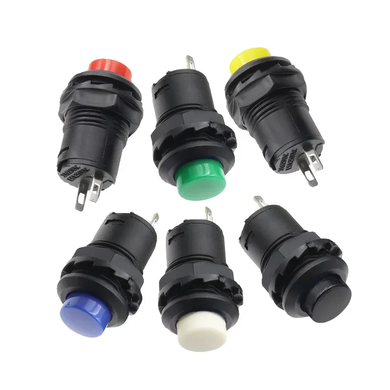 Self-Lock /Momentary Pushbutton Switches DS228 DS428 12mm OFF-ON Push Button Switch DS-228 DS-428 5/20PCS