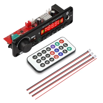 블루투스 MP3 디코더 보드, 150W 앰프, USB 레코드 모듈, FM 라디오, 핸즈프리 DIY 자동차 오디오용, 2x75W, 8V-26V MP3 플레이어