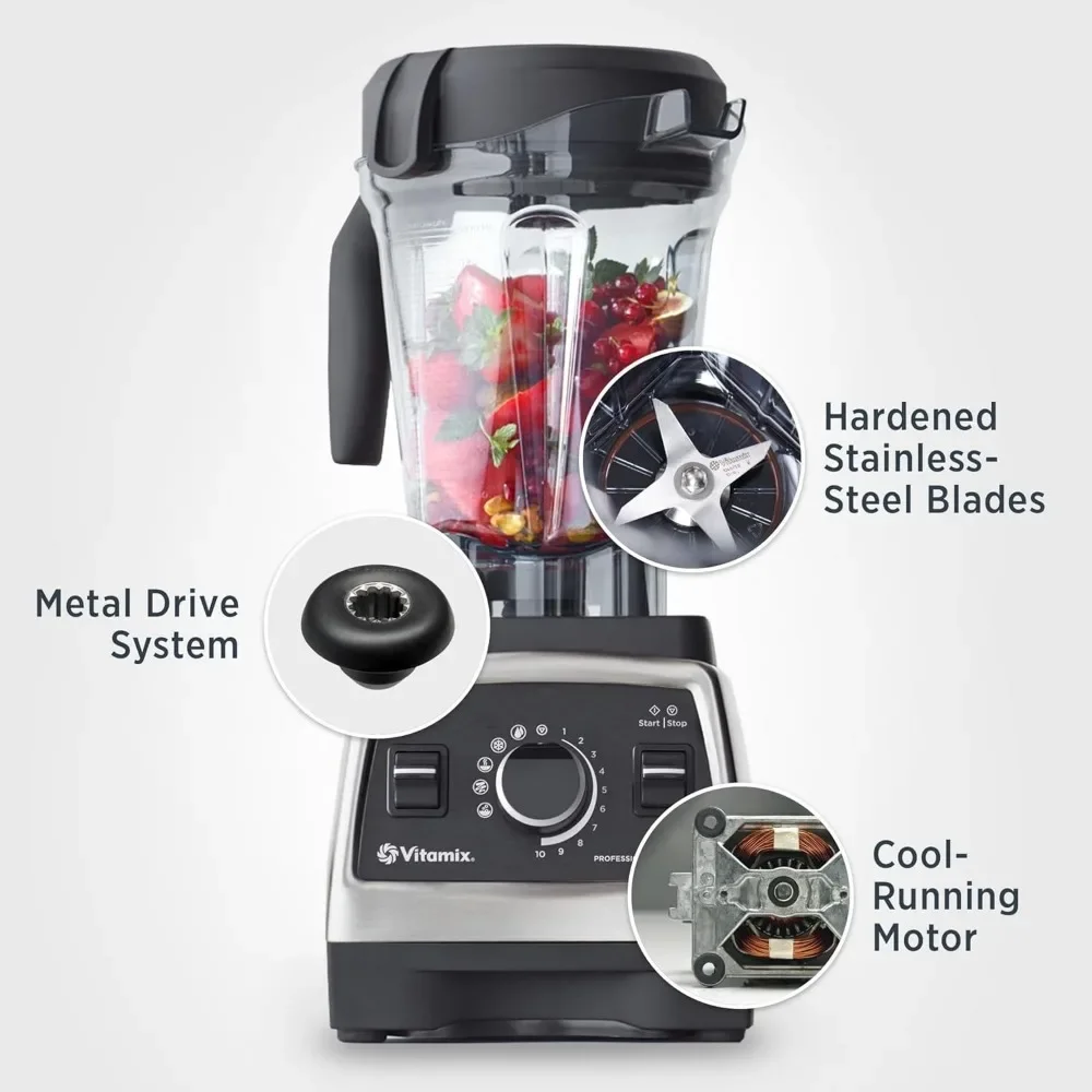 Professional Series 750 Blender, Professional-Grade, 64 oz. Low-Profile Container, Black, Self-Cleaning-1957