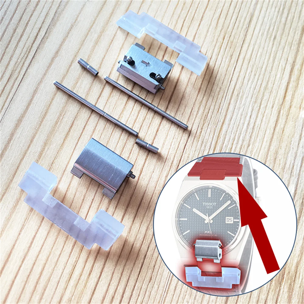 Inserto Cinturino Orologio Per Cinturino In Pelle Orologio Tissot Prx Powermatic 80 T13