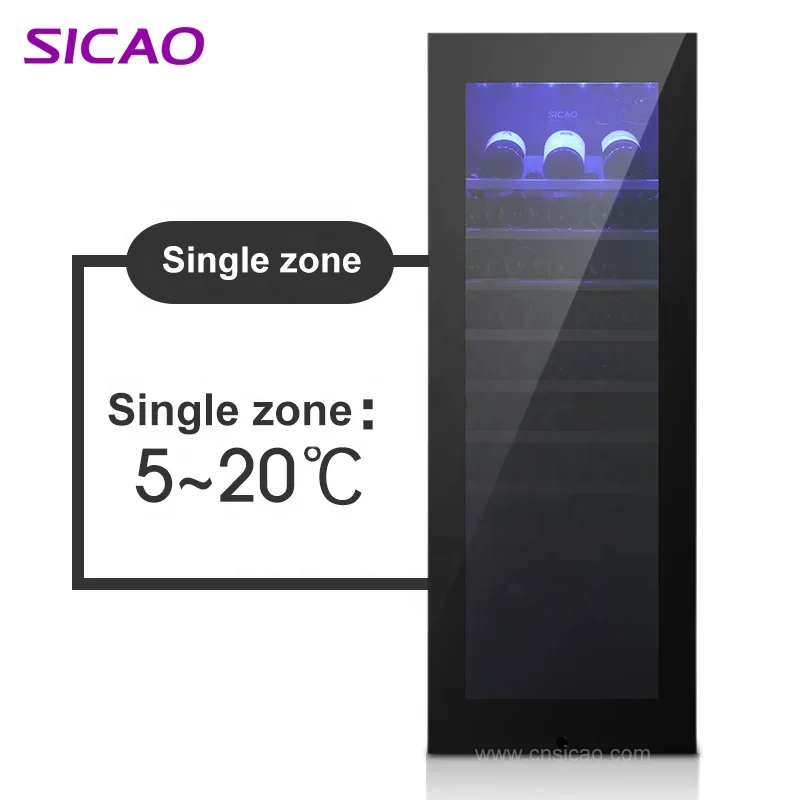Sale The Best Luxury Commercial Single Zone Big Red Wine Room Refrigeration Unit Refrigerator Cellar for Furniture Kitchen