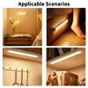 Smart Motion Sensor Night Light Wireless Rechargeable Led Night Lights Kitchen Cabinet Closet Bedroom Night Lamp Room Decoration 6