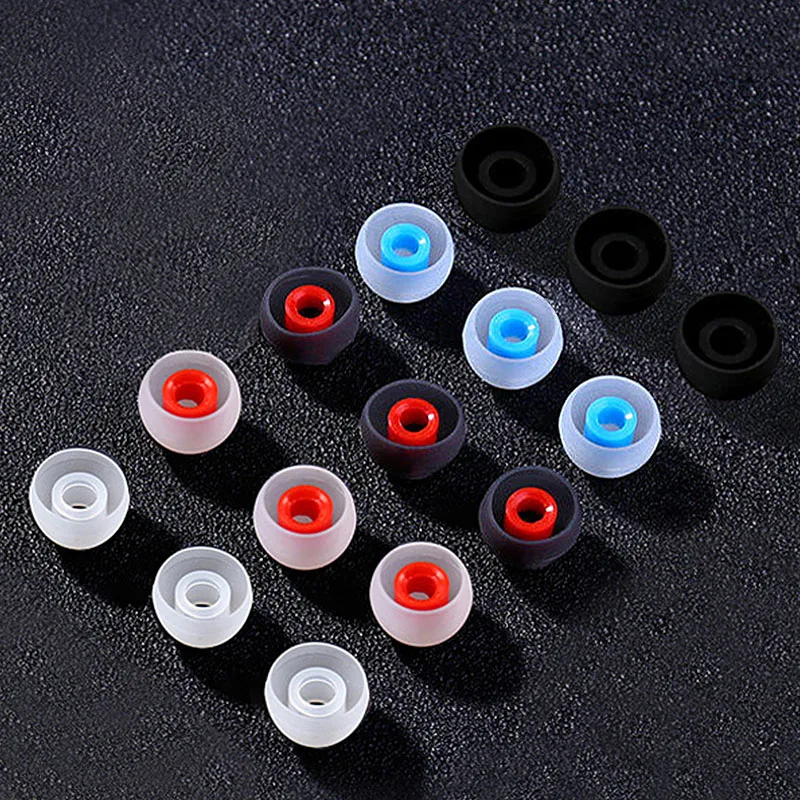 Premium Silicone Ear Tips for In-Ear Headphones - 10 Pairs (S, M, L)
