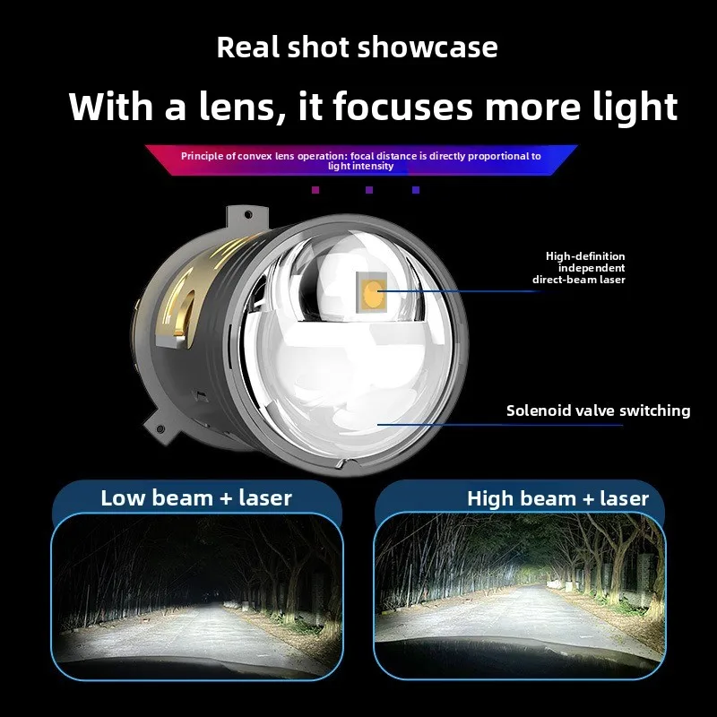 6000K H4 LED 자동차 전구, 헤드라이트, 터보팬 LED 조명, 플러그 앤 플레이, 자동차 및 오토바이에 적합, 하이빔 12V