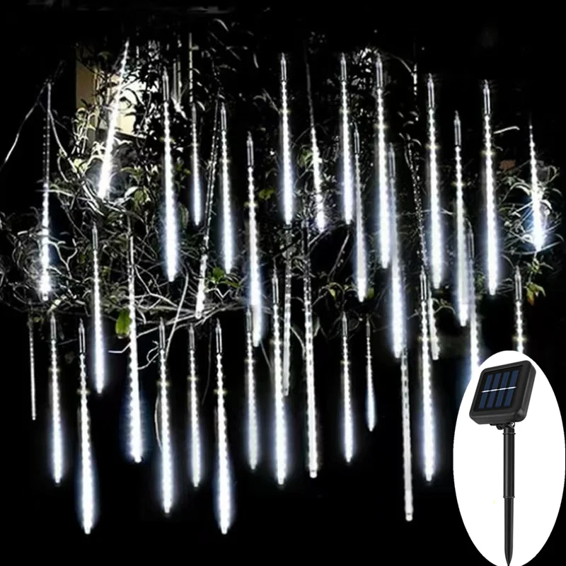 

Street Garland Solar LED Meteor Shower Light Holiday String Light Waterproof Fairy Garden Decor Outdoor Led Christmas Decoration