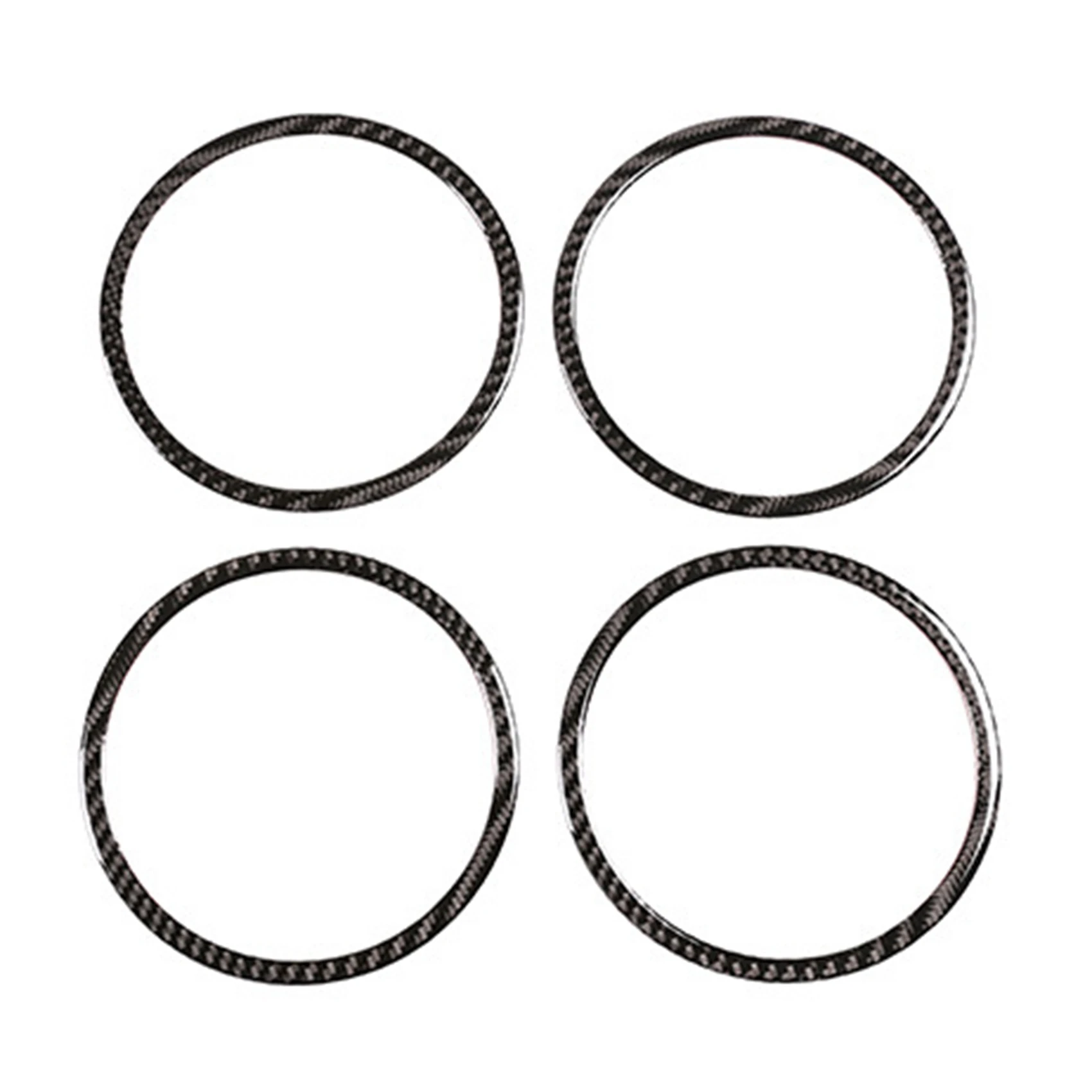 

4 шт., накладки на дверь автомобиля из мягкого углеродного волокна