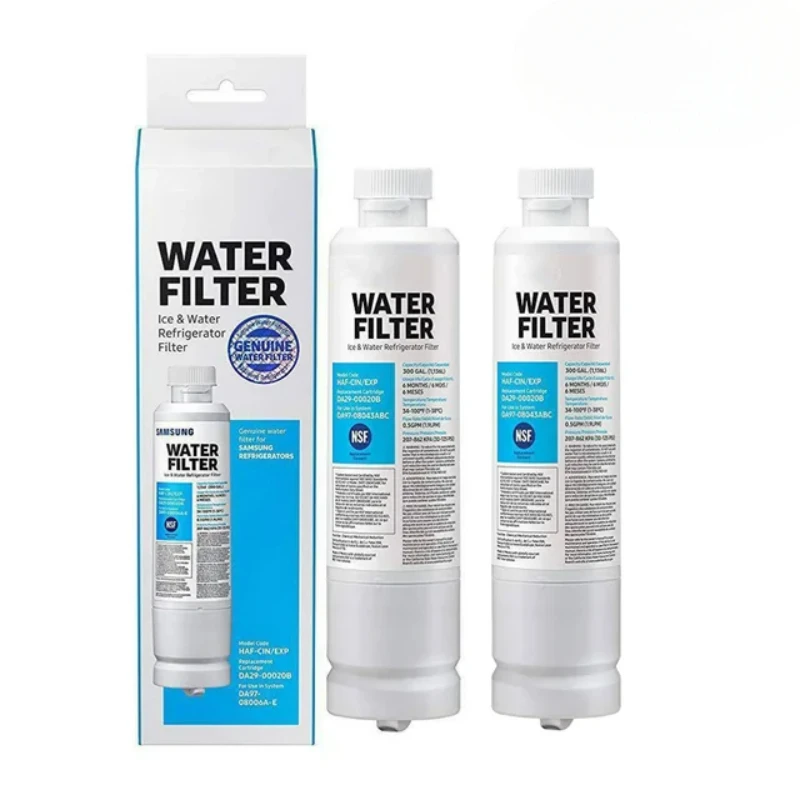 Replace Refrigerator Water Filter Samsung DA29-00020B，HAF-CIN/EXP, RF28HFEDBSR,DA29-00020A/B(1-5Packs)