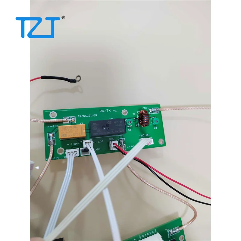 SWR 감지 회로 RX/TX 스위치 보드가 있는 TZT RF 단파 전력 증폭기 송수신 스위치 제어 모듈