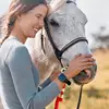 Horse Rope 6.5ft Training Lead With Trigger Bull Snap Strong Cord For Effective Handling Long Walking Lead For Equestrian Sports 4