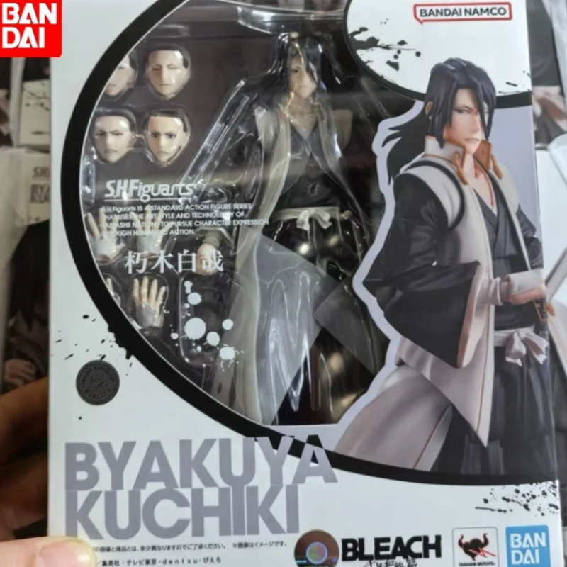 New Bandai S.H. Figuards Bleach: Thousand-Year Blood War Byakuya Kuchiki Model Kit Anime Action Fighter Finito Model Toy Gift