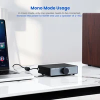 AIYIMA A07 MAX Amplifier Home Audio 300W X2 TPA3255 Class D Power Speaker Amp 2 Channel Bridgeable Mono 600 W Stereo Amplifier - Image 4