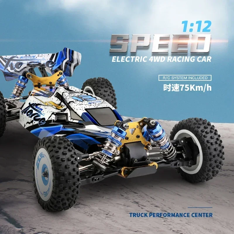 WLtoys 124017 75KM/H 124019 55KM/H 124008 60KM/H 2.4G RC Car Brushless 4WD Electric High Speed Drift Remote Control Toys 3000mAh 2