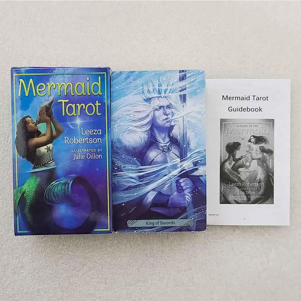 12x7 cm Mermaid Tarot Card Game 78 PCS Paper Manual