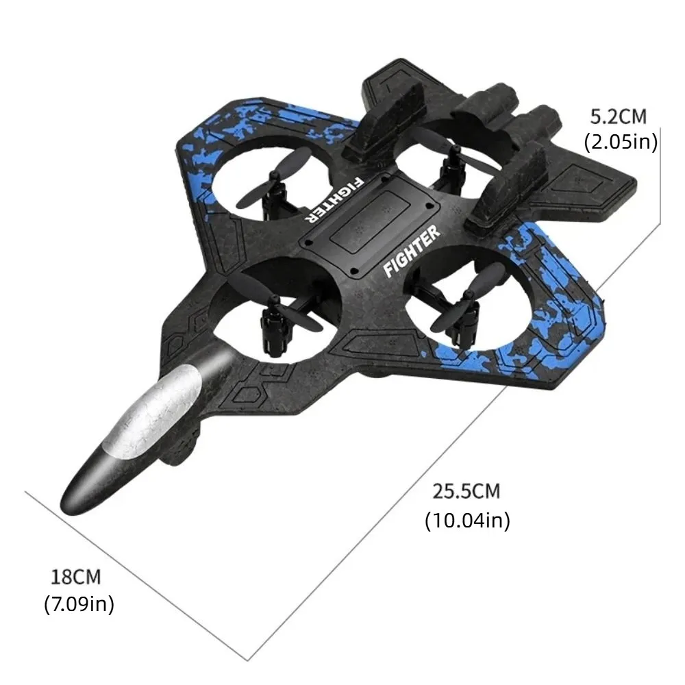 EPP Foam Remote Control Foam Fighter Gravity Sensing RC Drones Four Motor Helicopter Toy Portable 2.4G Stunt RC Hobby Jet Plane