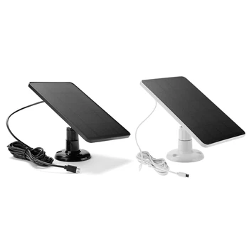 Caricatore Solare 10W 5V 2 in 1, Pannello Solare Portatile IP65 Impermeabile ad Alta Efficienza Monocristallino per Telefoni Cellulari