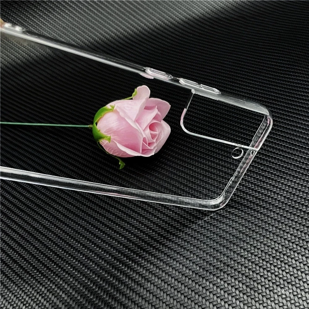 Ultra-Durable Shockproof Clear Phone Case - Hard PC Plastic Protective Cover