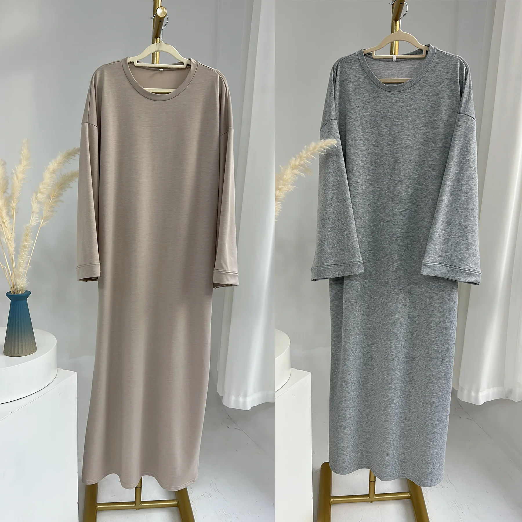 Sporty Abaya Sweatshirt Muslim Long Dress Loose Casual Hoodie Abayas for Women Dubai Daily Wear Turkey Islamic Clothing Kaftan