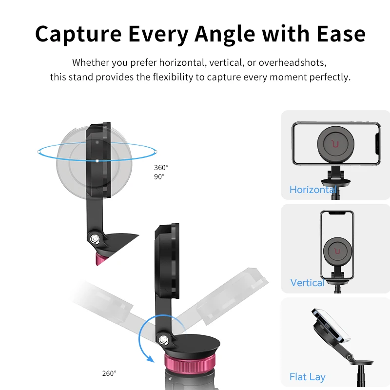 Ulanzi MT-84 MagSafe Smartphone Tripod 1.53M Extendable for iPhone 15 Pro/Max Live & Vlog