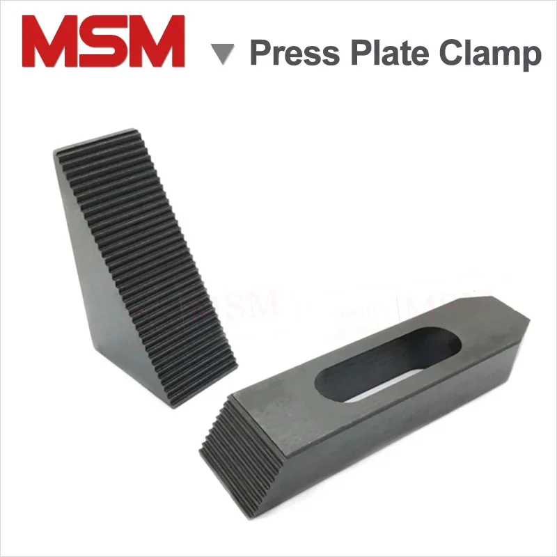 

1PC 10.9 Level Straight Mould Press Plate Clamp Pyramid Triangle Plate With Height Adjusting Teeth Steps CNC Milling Lathe