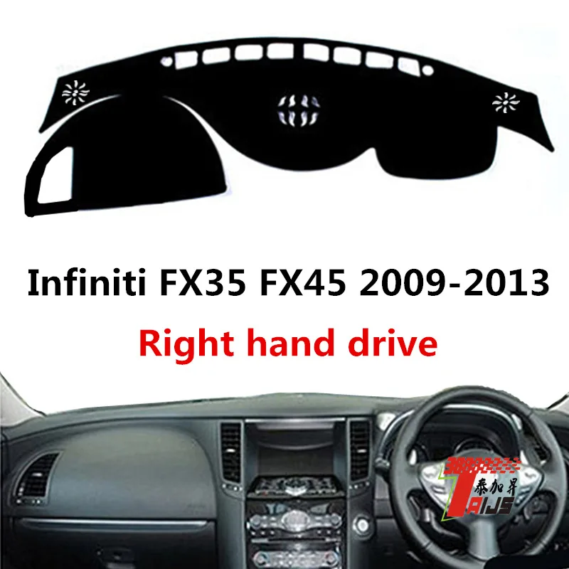 

Коврик для приборной панели автомобиля Infiniti FX35 FX45 2009-2013, правый руль