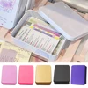 Gift Box Square Storage Box Candy Pill Cases Tinplate Box Jewelry Box Tin Box Card Storage Box Multifunctional Durable Portable 1