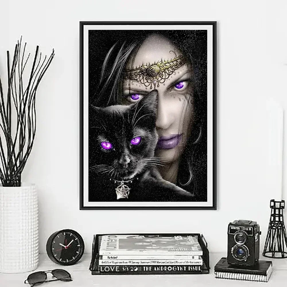 Animal 5D Diamond Painting Wolf Cat Tiger Diamond Mosaic Animal Elephant Rhinestone Embroidery Full Round Drill Cross Stitch Kit
