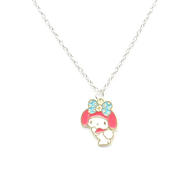Necklace For Girl - 2pcs Kuromi Necklace,cinnamoroll Necklace Good Friend  Alloy Necklace Adjustable Necklace Bracelet Set [xc]