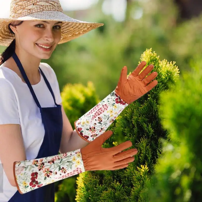 

Gardening Gloves Lightweight Long Gardening Gloves Breathable Anti-thorn Rose Gloves For Women Thickened Palm Work Gloves