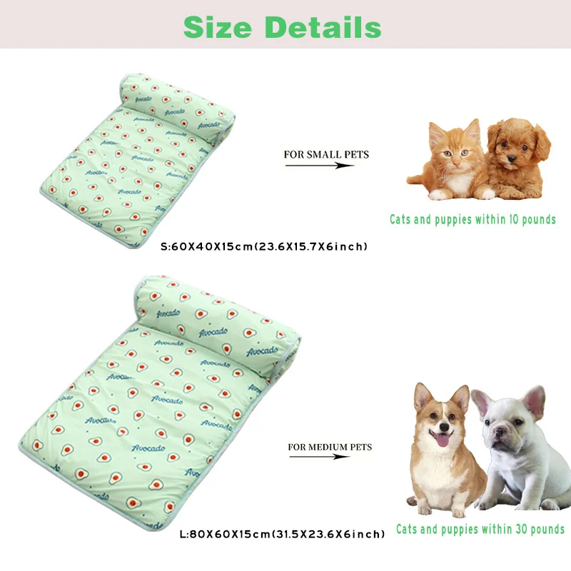 Koelmat voor honden en katten antislip zomer slaapmat voor huisdieren_voghion.com